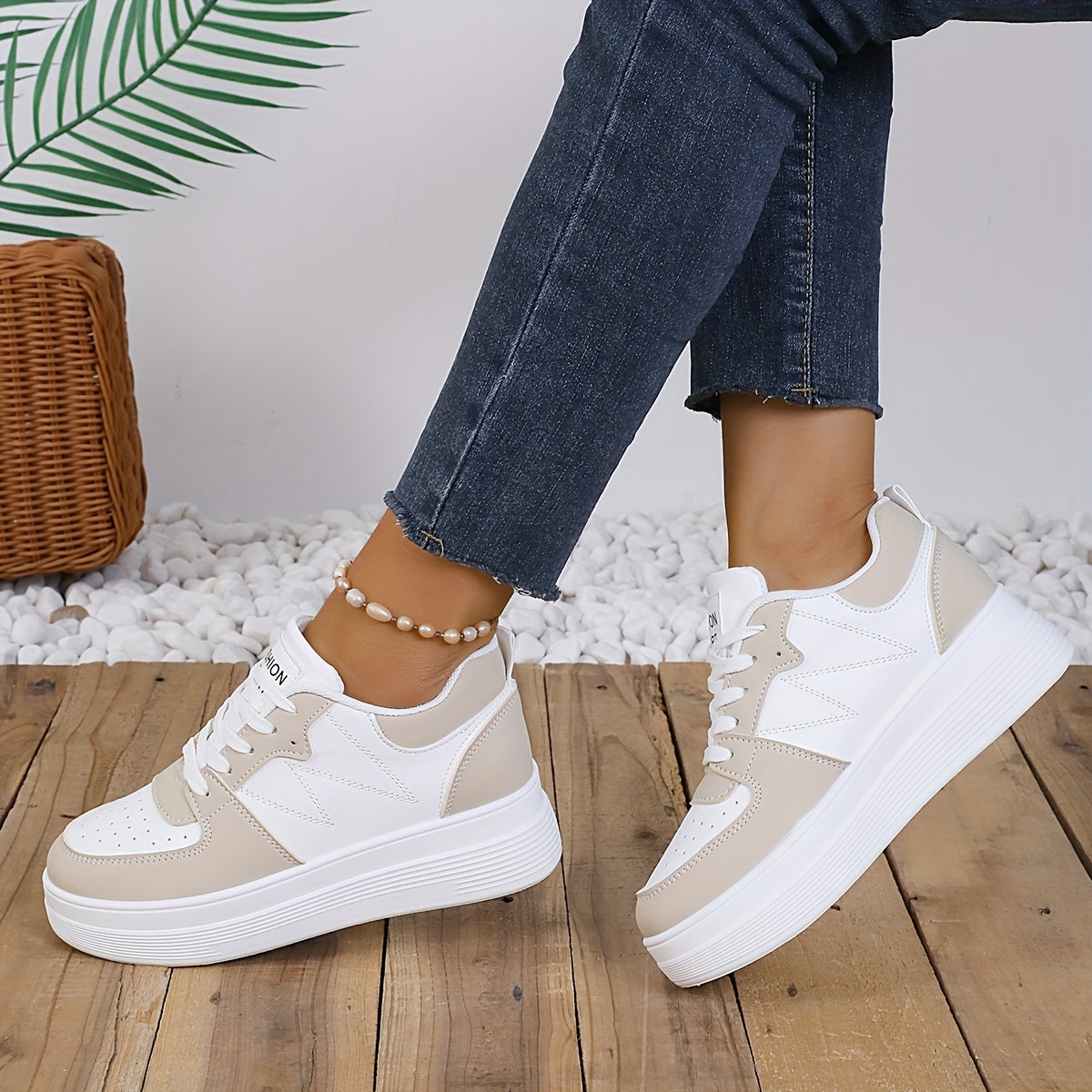 Chloé | Baskets Plateforme Élégantes